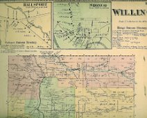 Town of Willing - North - Shongo & Hallsport- 1869 map From the pages of "Atlas of Allegany County New York; From actual Surveys & Official Records Compiled & Published by D. G. Beers & Co.; 95 Maiden Lane, New York...