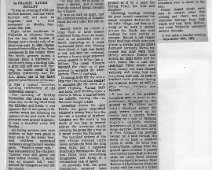 cyclone Sep 18, 1884 Tornado/Cyclone Wellsville Daily Reporter Story dated 11/5/1972 - from Collection of Jane Pinney