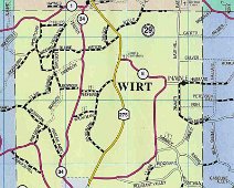 Town of Wirt, N.Y. map - 2004 Published by Allegany County Dept of Public Works, 2004.