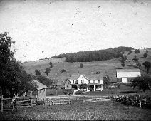 12-Utopia from front pasture looking east Utopia farm, c. 1900, from across the road submitted by Valerie Ross, MD, of Houston, Texas; 2007