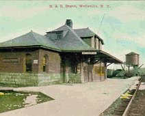 BuffSus08 B&S Station-Wellsville Richard Palmer Postcard Collection
