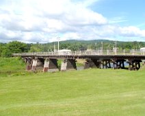 BuffSus17 This photo shows the 100+ year old Buffalo & Susquehanna Railroad Trestle which was rejuvenated at Wellsville,NY, to provide a pedestrian crossing of the...