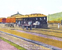 ErieRR04 Not to be outdone by others, Erie Railroad Company had it's own "Motor Car" #4002. This ran between Salamanca, NY & Bradford, PA.