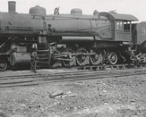 Shawmut33 ENGINE #98 - "Curve Straightener"because of length. Built by Baldwin 1907, scrapped 1950. Used to puse coal trains over hill between Bolivar & Birdsall