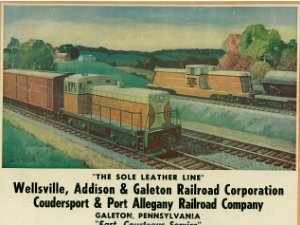 WAG (Wellsville Addison Galeton) RR "The Sole Leather Line" 1954 - 1979 (Credit for the following to Chris Bigham, copyright 1999 from his website on the...